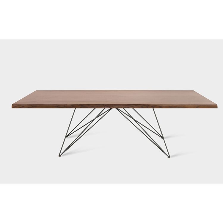 Pegaso Table - Wooden Top with Irregular Edges - Riflessi