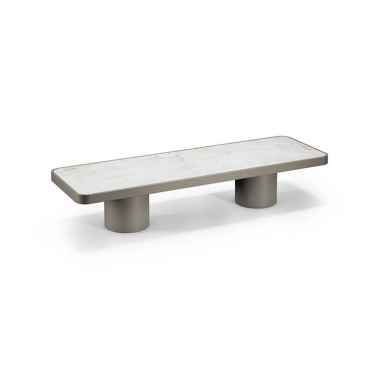 Table Basse Tau 40 Steel - Plateau Rectangulaire - Reflex
