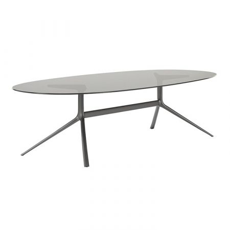 Mondrian Table - Poliform - Glass top