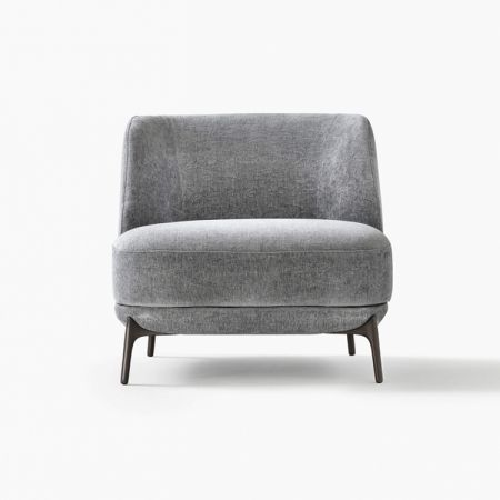 Velvet armchair - Novamobili