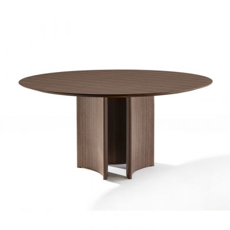Alan Table - Round - Wood Top - Porada