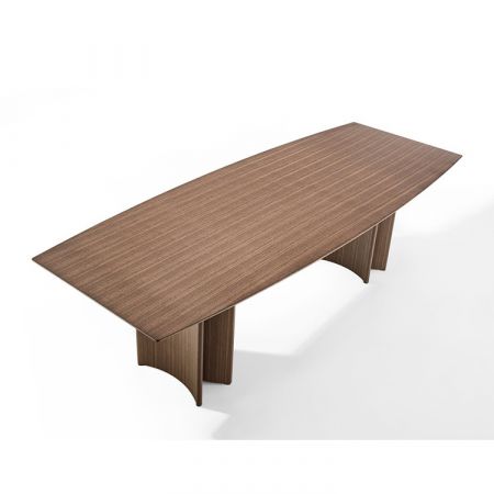Alan Table - Barrel Shaped - Wood Top - Porada