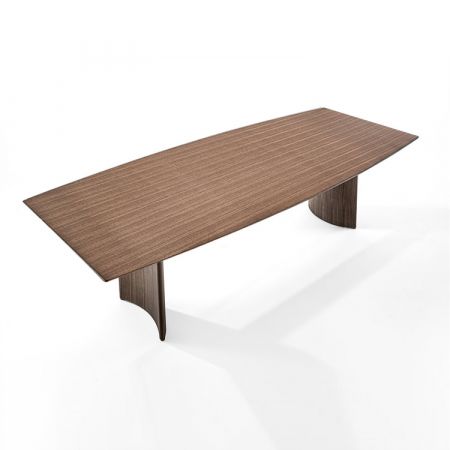 Table Beam - Forme de tonneau - Plateau en bois - Porada