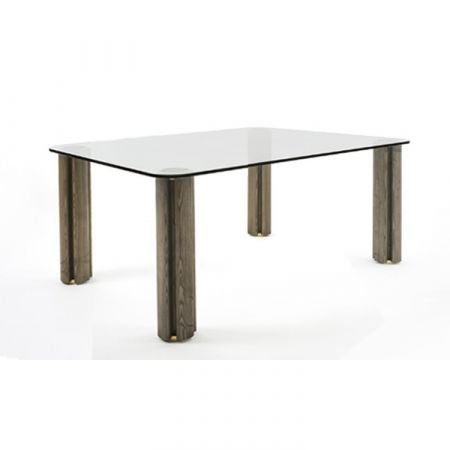 Quadrifoglio Table - Square - Crystal Top - Porada