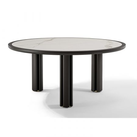 Quadrifoglio Table - Round Top - Porada