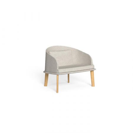Cleo Soft Wood Lounge Armchair - Talenti 