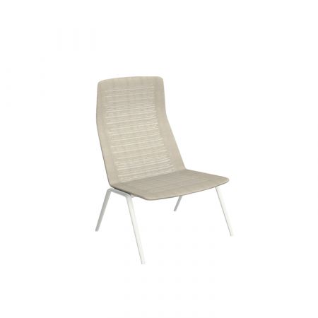 Lounge Armchair Zebra Knit - High Back - Fast