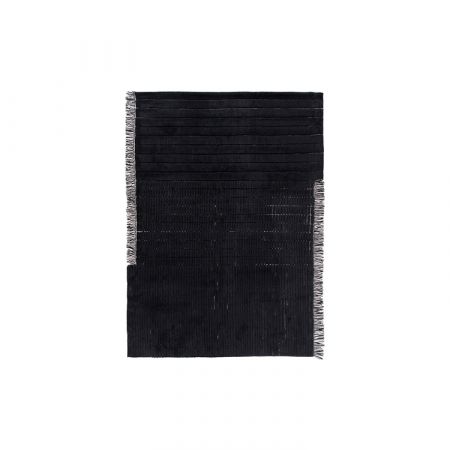 RD Grid Berber Black carpet - Amini