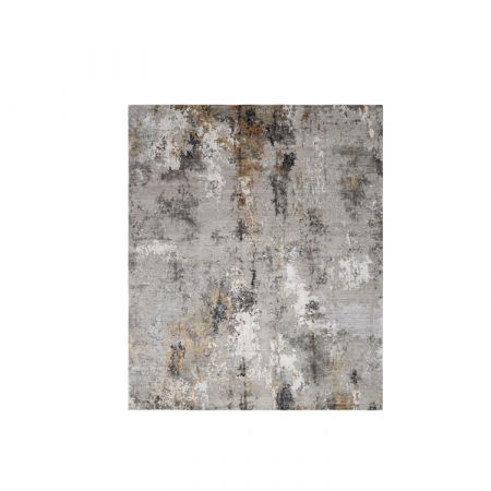 Pangea Geo Grey Rust Carpet - Amini