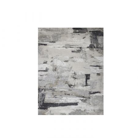 Pangea White Black Carpet - Amini