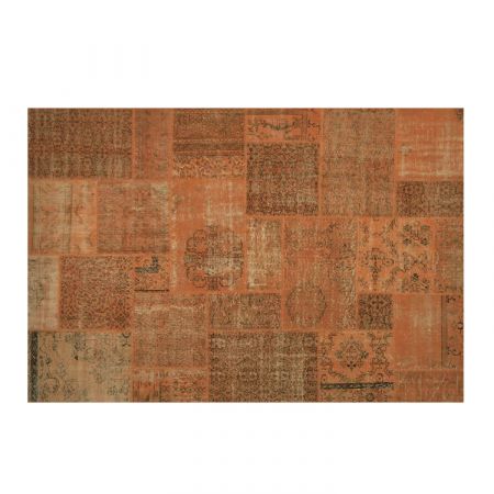 Patchwork Orange D26 Carpet - Mohebban Milano