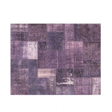 Patchwork Lilac D86 Carpet - Mohebban Milano