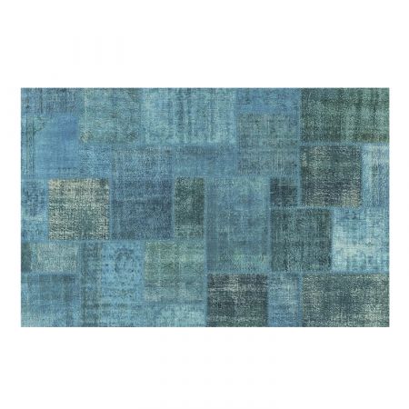 Tappeto Patchwork Dark Turquoise D66 - Mohebban Milano