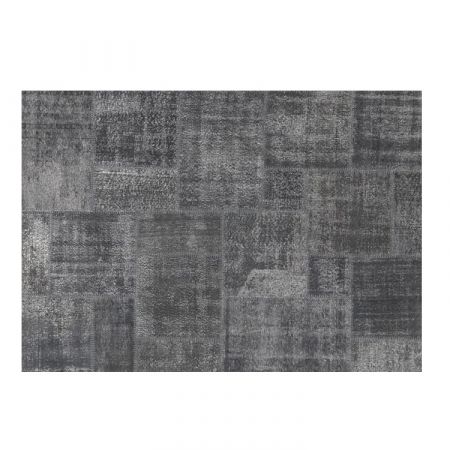 Patchwork Dark Gray D16 Carpet - Mohebban Milano