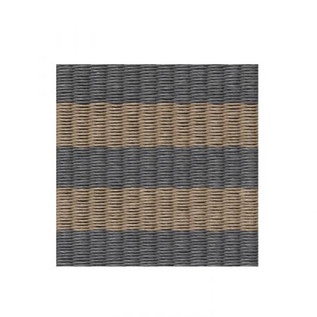 Earth Collection - Stripe Nutria Graphite Carpet - Woodnotes