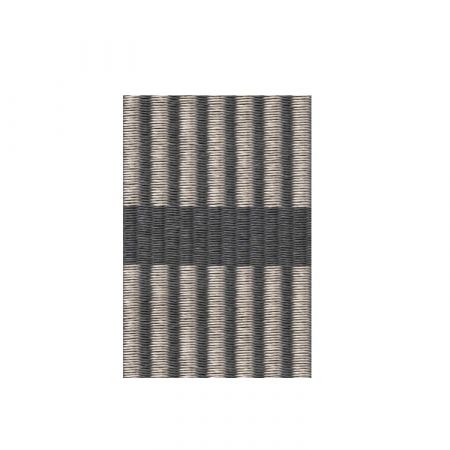 Tapis Cut Stripe Graphite Stone - Woodnotes