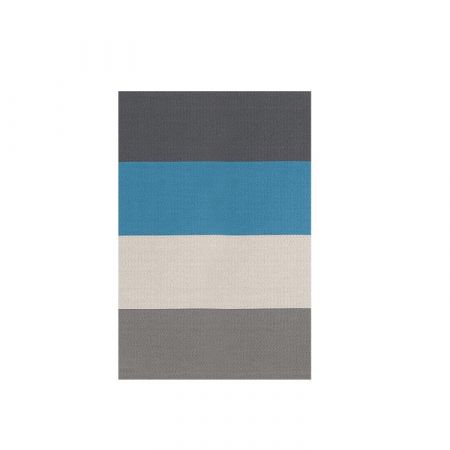 Alfombra Fourways Turquoise Graphite - Woodnotes