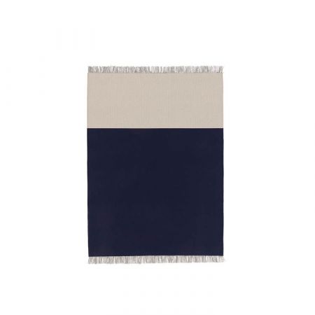 Tappeto Beach Navy Blue Light Sand - Woodnotes