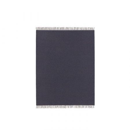 River Navy Blue Melange Grey Carpet - Woodnotes