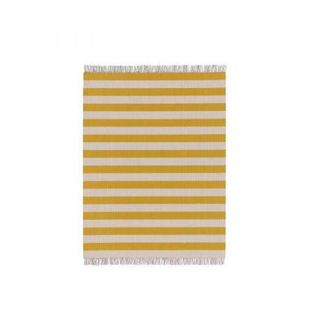 Tappeto Big Stripe Yellow Light Sand - Woodnotes